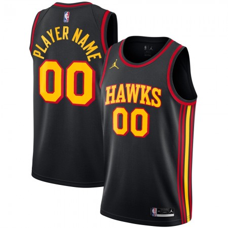 Män Atlanta Hawks Tröja Benutzerdefinierte 2020-2021 Jordan Brand Statement Edition Swingman